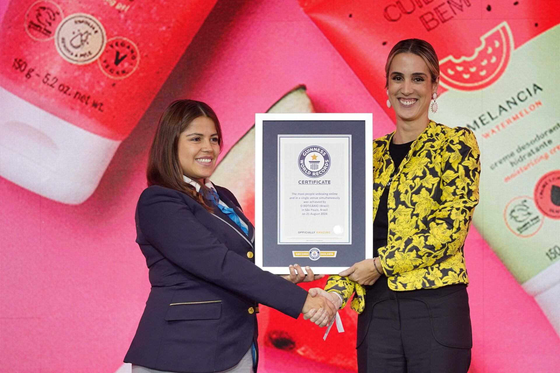 O boticario entra pro Guinness World Records