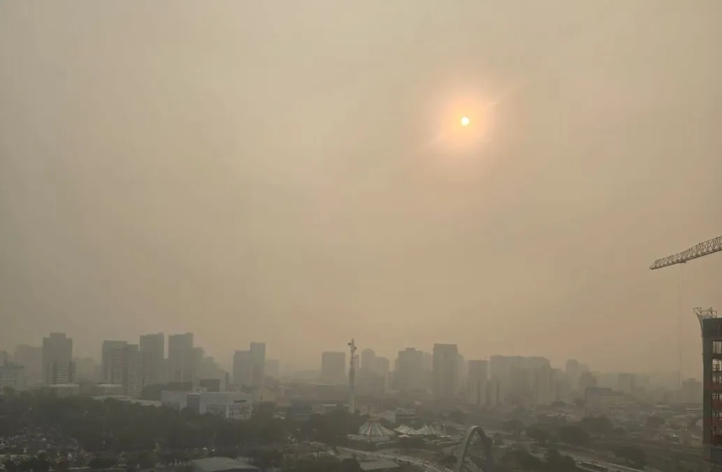 Ar poluído de São Paulo