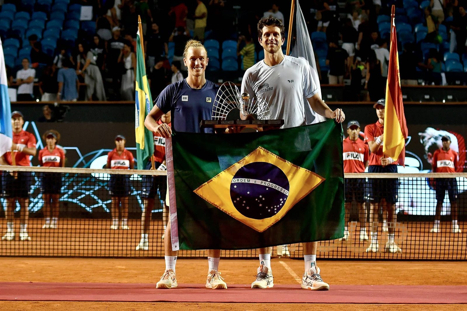 Marcelo Melo e Rafael Matos no Rio Open