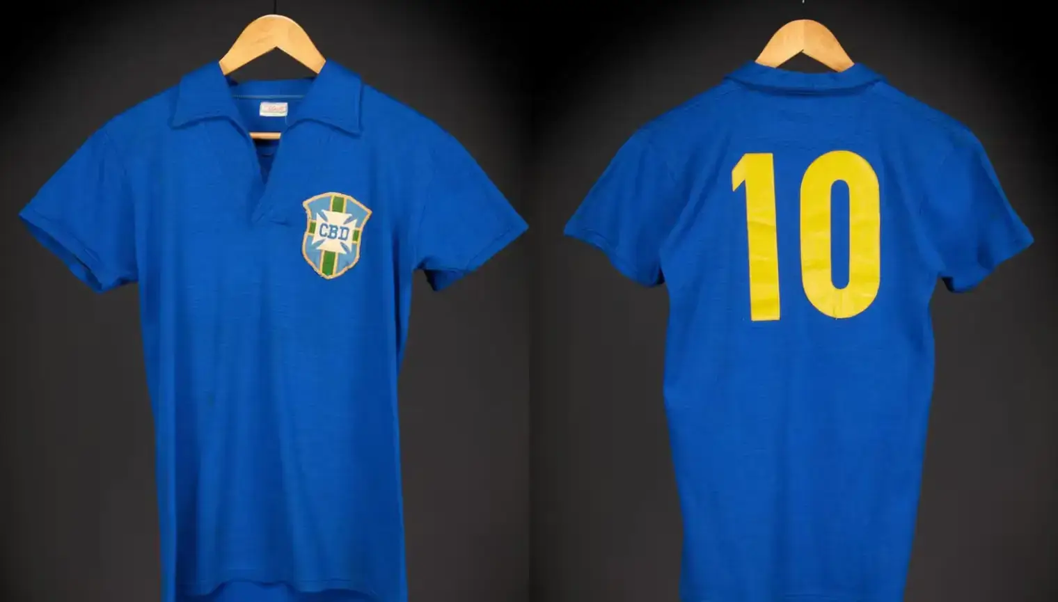 Camisa usada por Pelé na final da Copa de 1958 é vendida por US$ 4,9 milhões