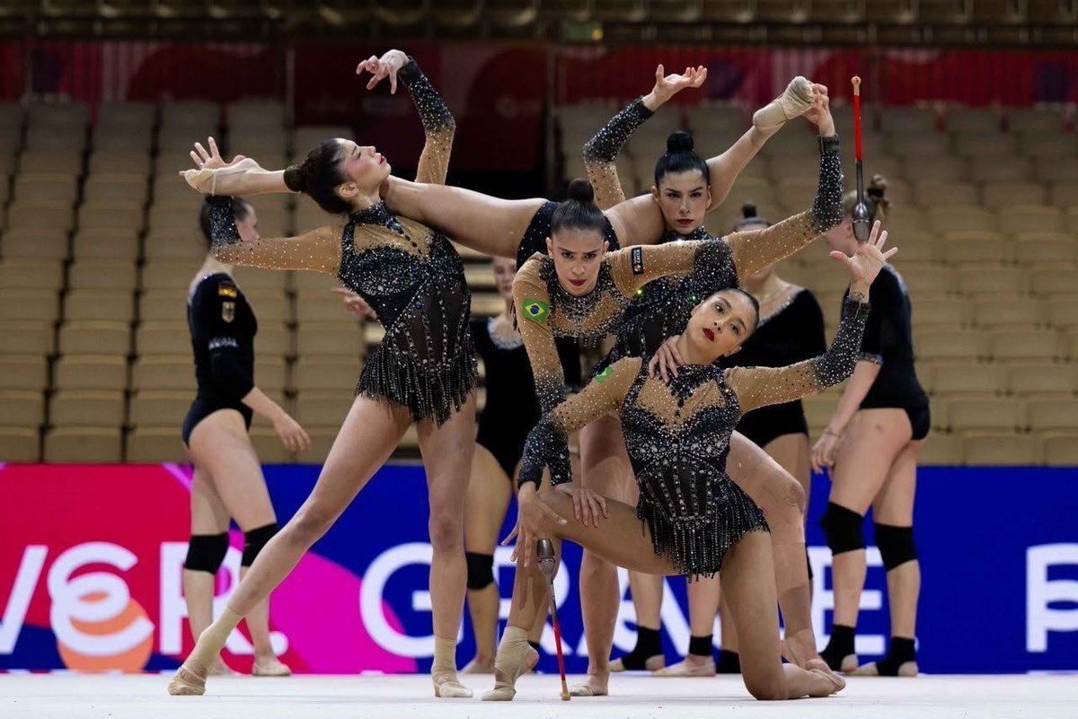 Brasil conquista bronze no Mundial de Ginástica Rítmica e garante vaga inédita para Los Angeles 2028